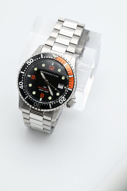 M20 DSS Diver [42MM] - Black & Orange Bundle