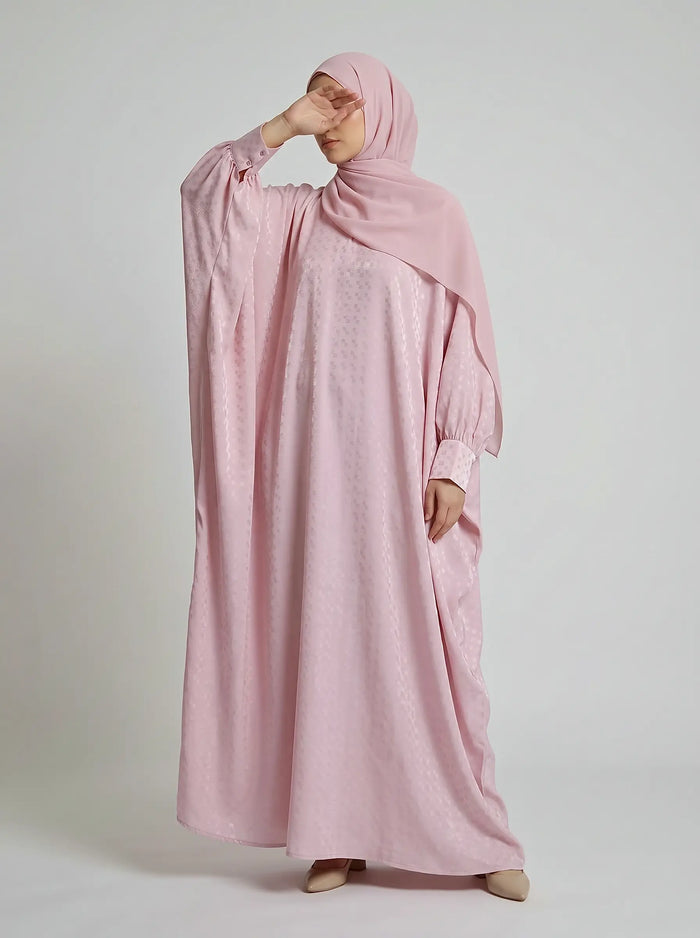 Rosé Mosaic Abaya HJ1703