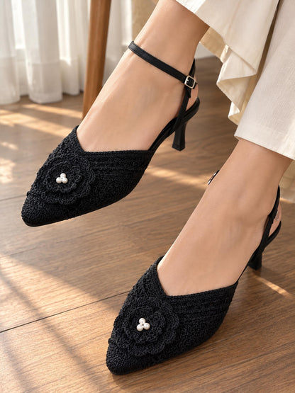 Bloom Slingback Kitten Heels