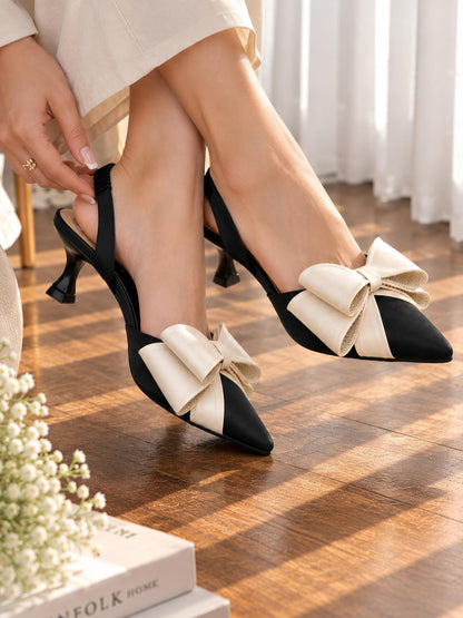 Odette Embellished Bow Heels