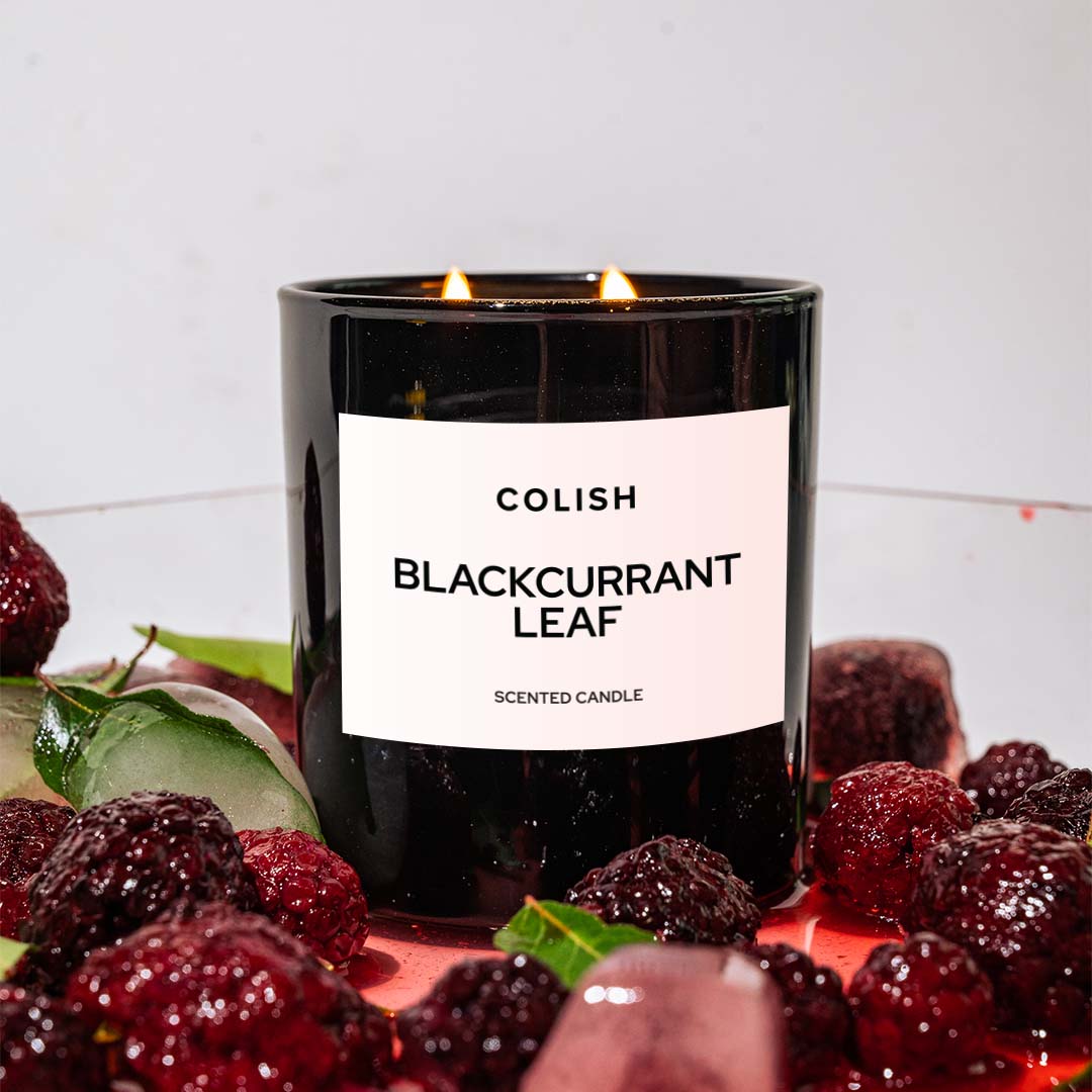 BLACKCURRANT LEAF SCENTED CANDLE