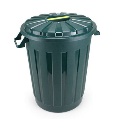 Plastic Garbage Bin 30L Dark Green (Made in Portugal)