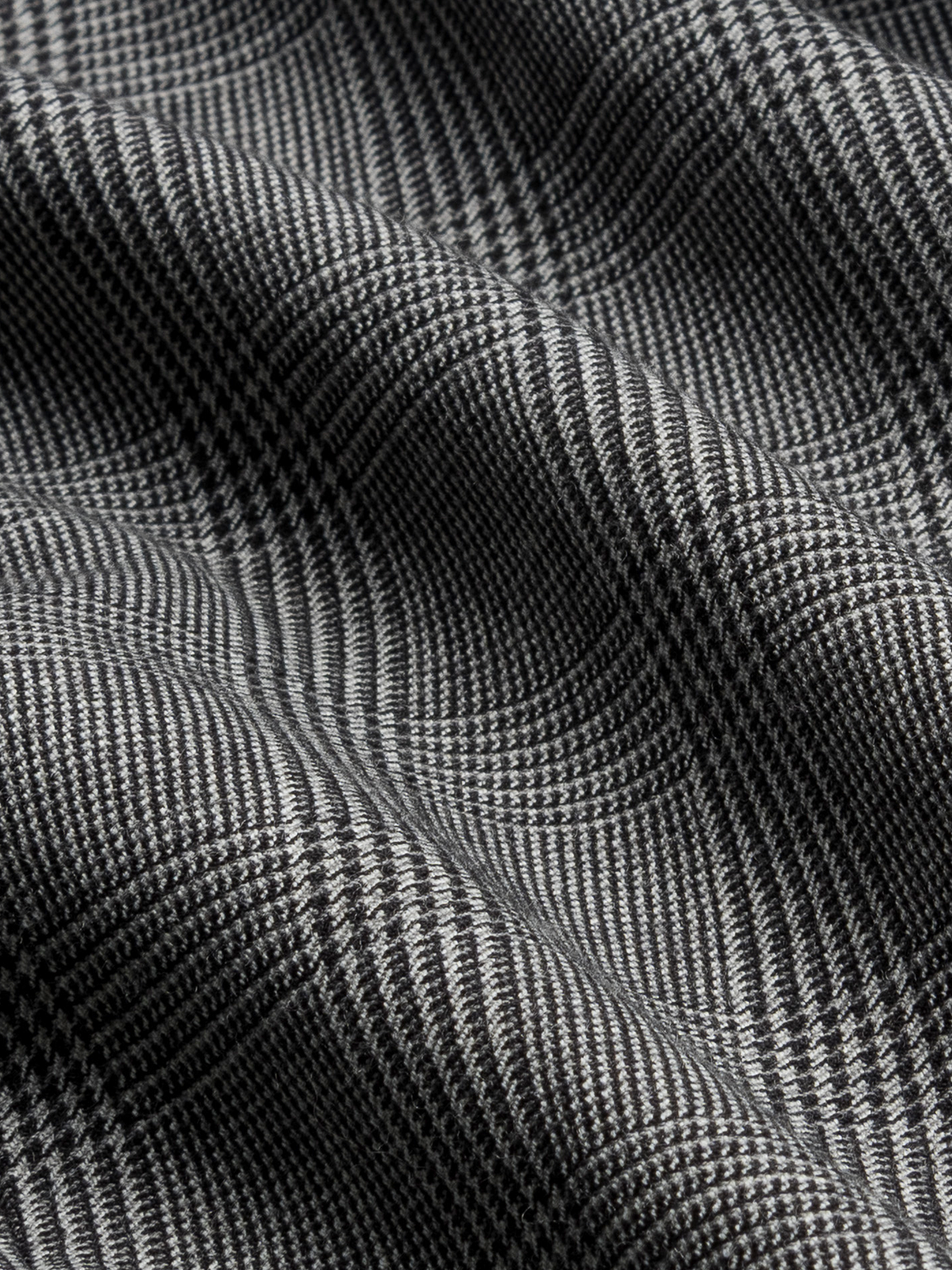 Grey Plaid Wool Suit