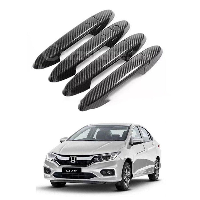 Honda City Door Handle Cover Carbon Fiber Model 2021-2022