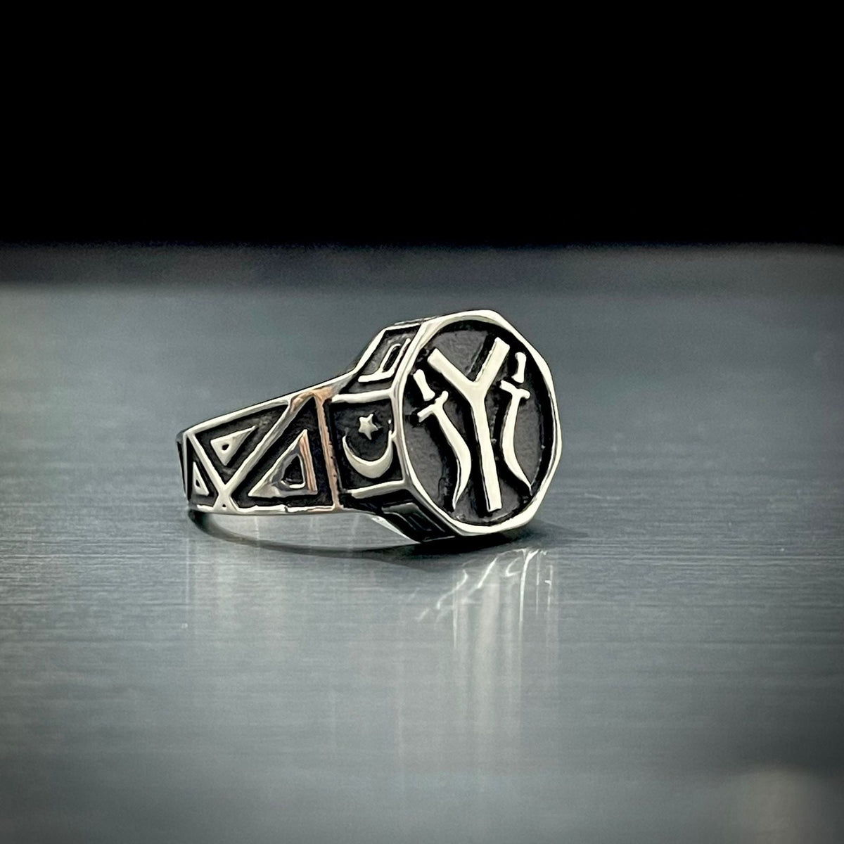 Ertugrul Ghazi Kayi Tribe Ring (Black)