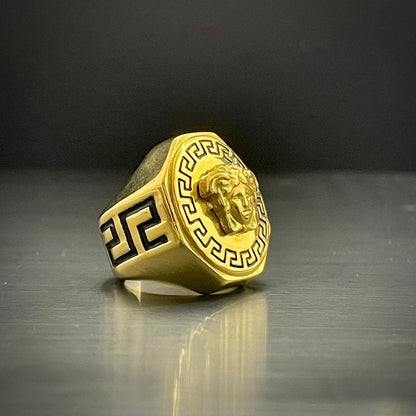 Golden Titanium Ring