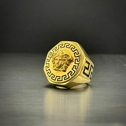 Golden Titanium Ring