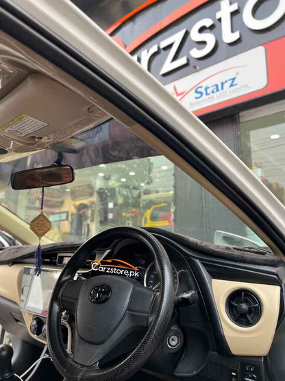 Toyota Corolla Monogram For Steering Wheel Glossy Black | Carzstore.pk