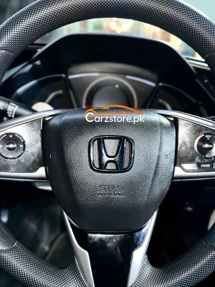 Honda Civic Steering Monogram in Glossy Black | Carzstore.pk