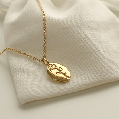 Rose 18k Necklace