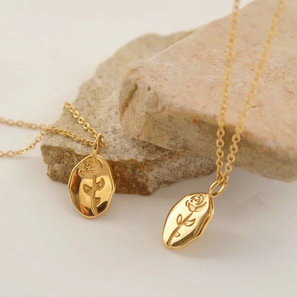 Rose 18k Necklace