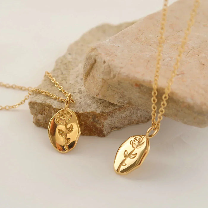 Rose 18k Necklace