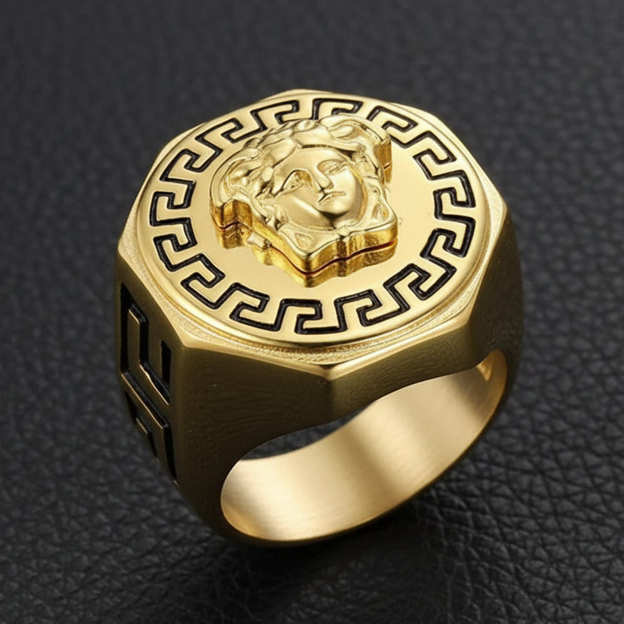 Golden Titanium Ring