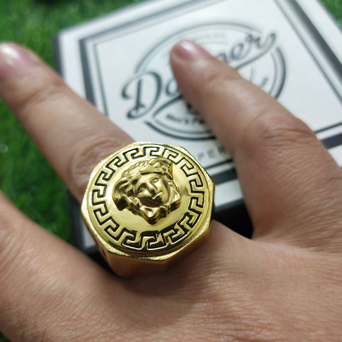 Golden Titanium Ring