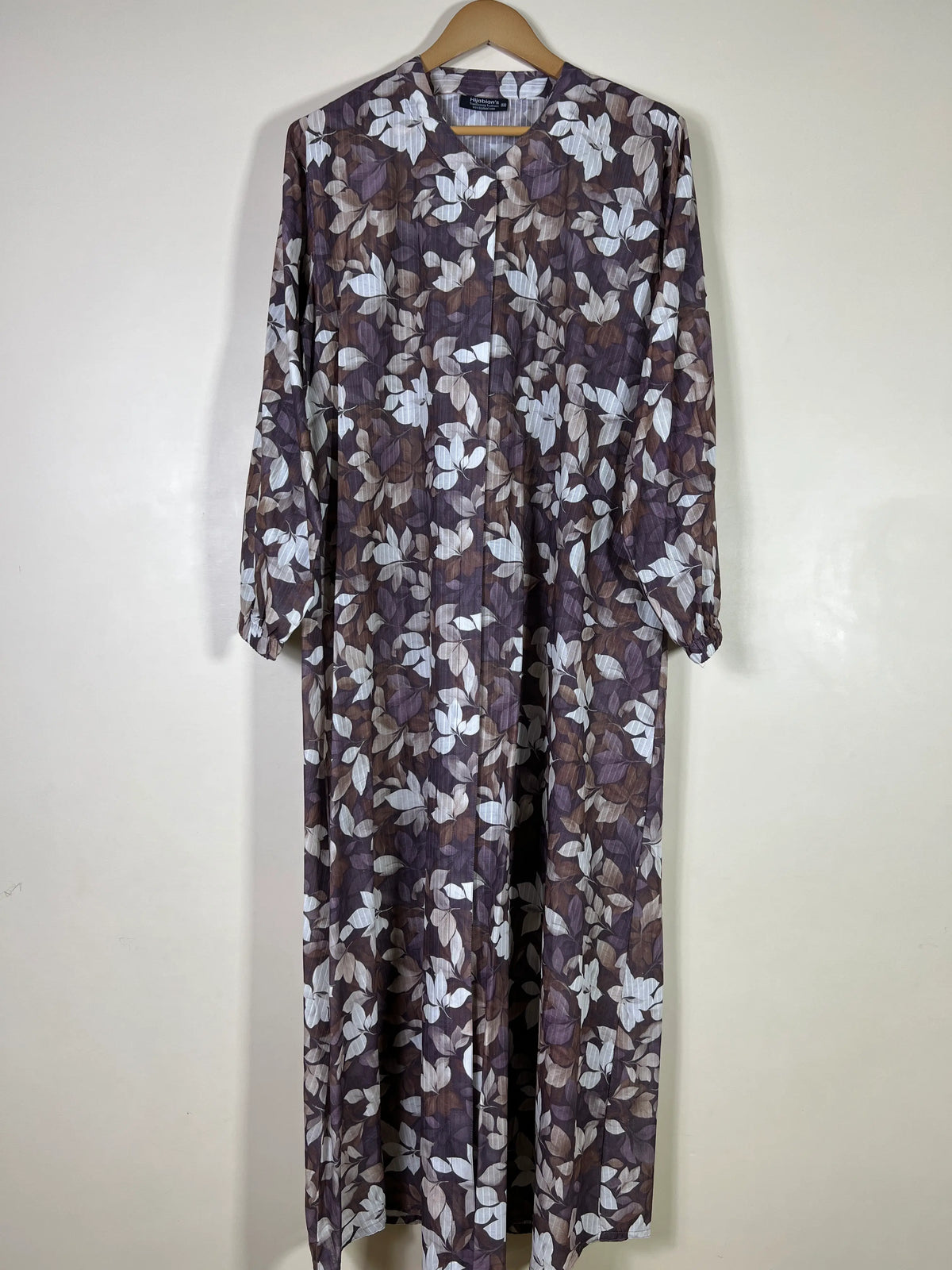 Mocha Brown - Arabic Lawn Abaya HJ1682
