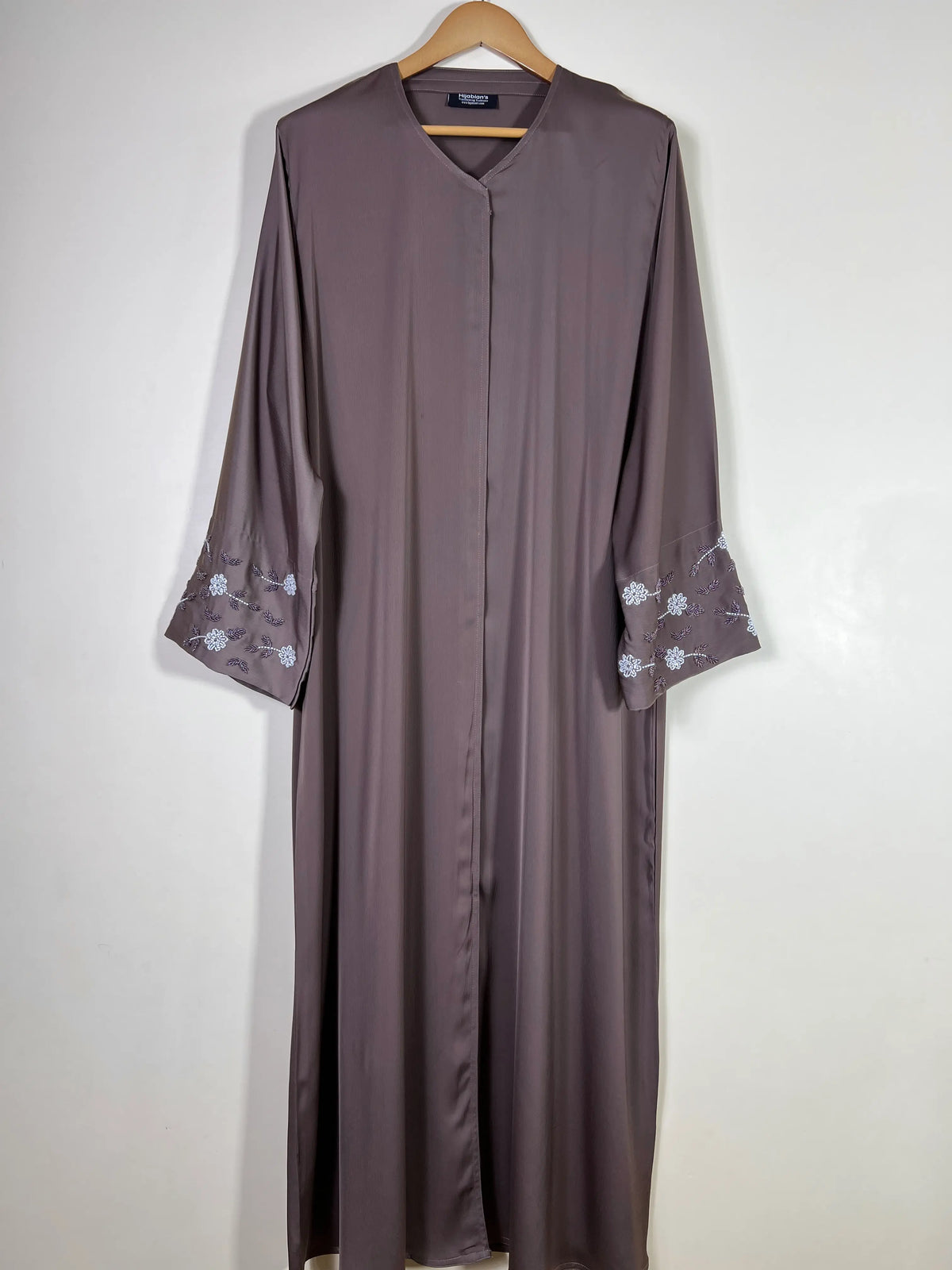 Mocha Taupe - Ravina Handwork Abaya HJ1700