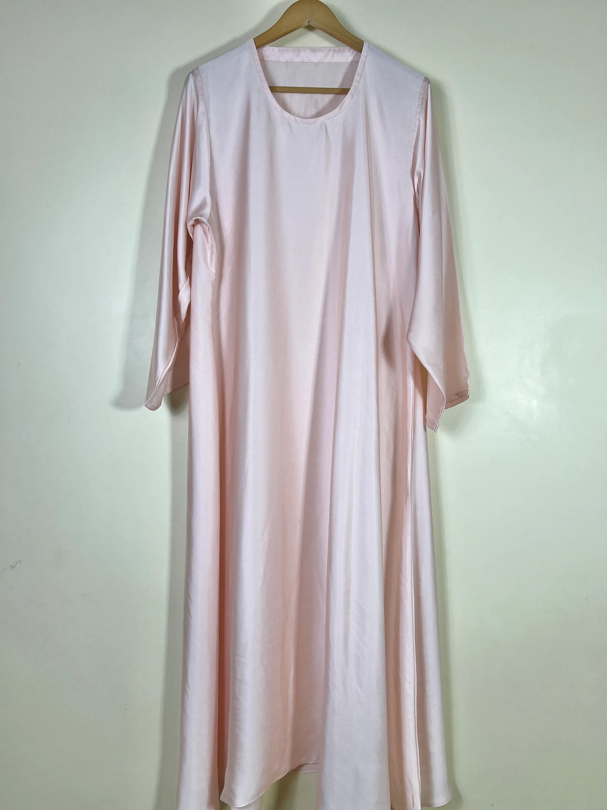 Blush Rose -  Zareen Crinkle Silk Abaya HJ1707