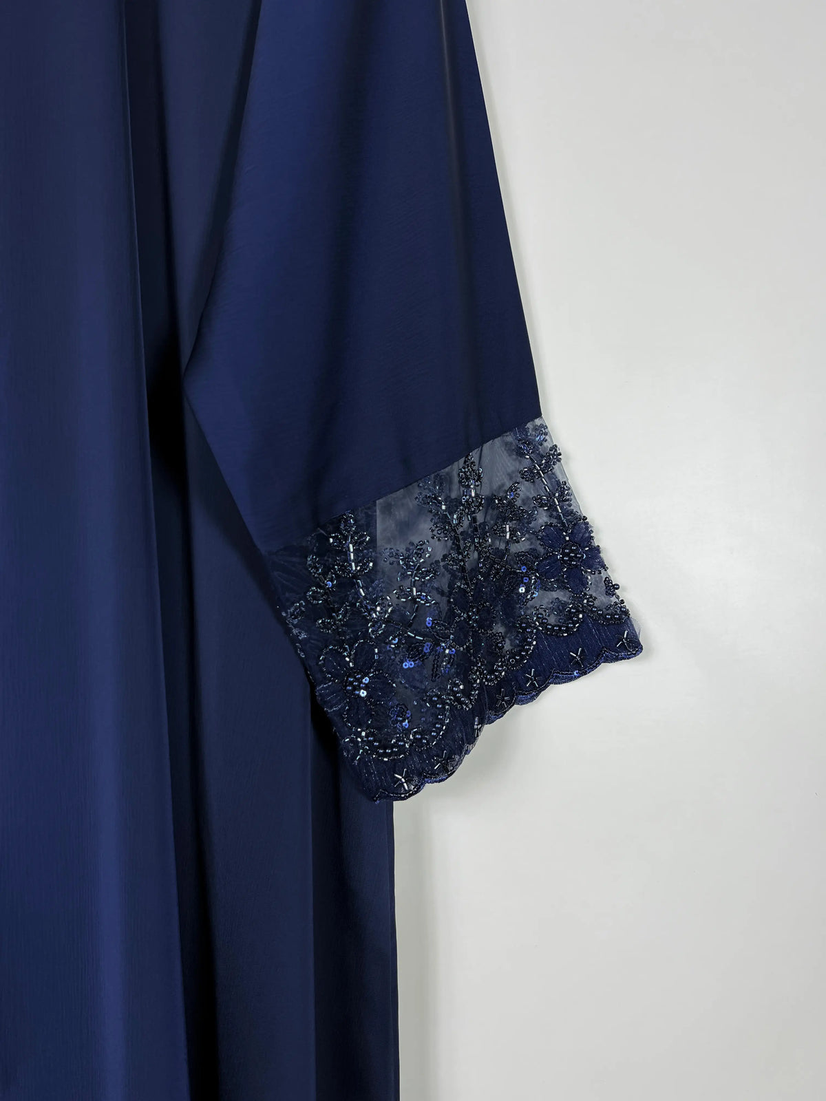 Navy Blue - Gleam of Reverie Abaya - HJ1723