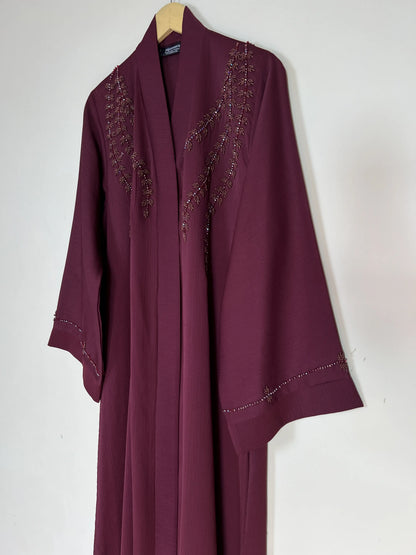 Maroon - Artistry Abaya HJ1442