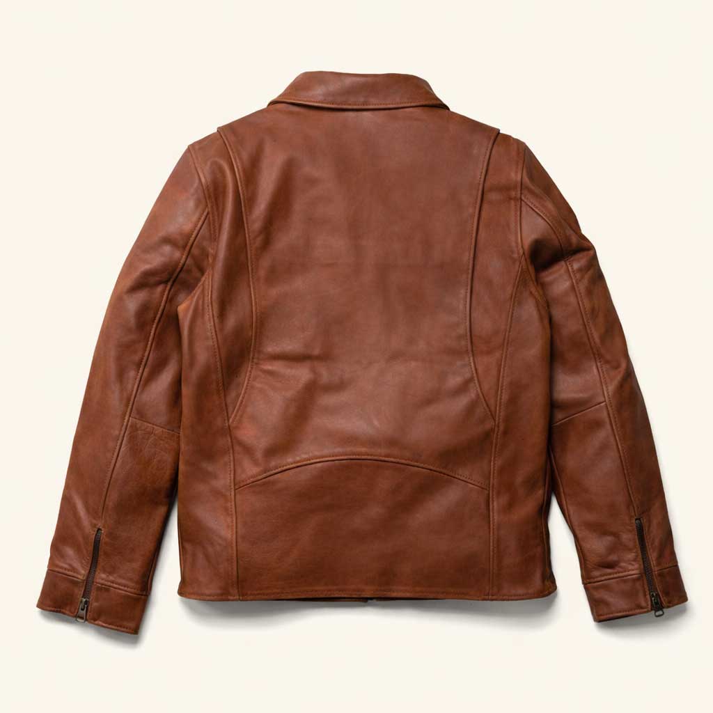 Legacy Leather Jacket | Whiskey Brown