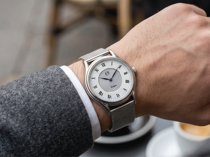 Lugano Eclipse Solar 36 MM Steel