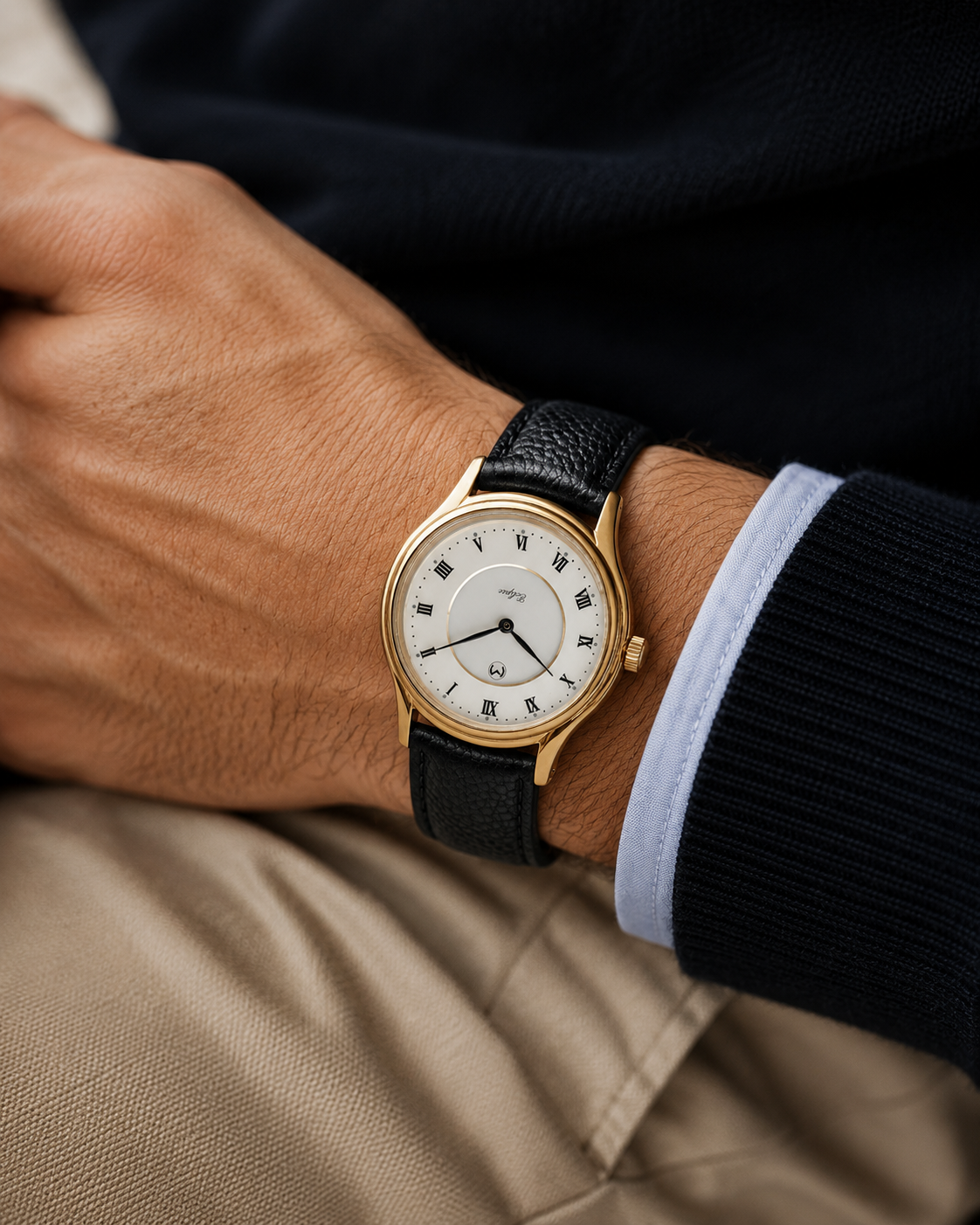 Lugano Eclipse Solar [36 MM] Yellow Gold