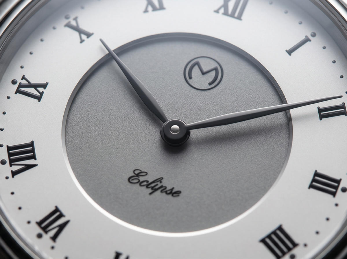 Lugano Eclipse Solar 36 MM Steel + Free Leather Band