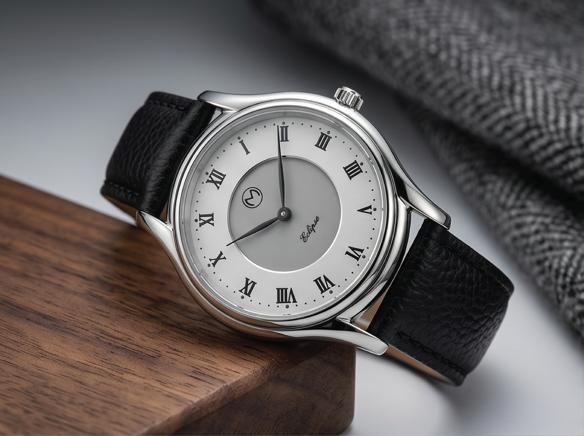 Lugano Eclipse Solar 36 MM Steel