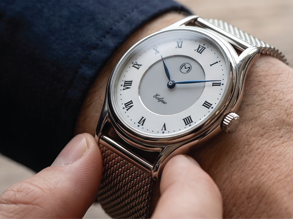 Lugano Eclipse Solar 36 MM Steel