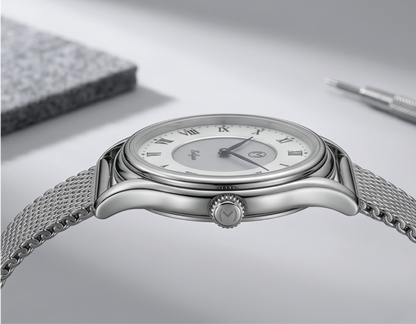 Lugano Eclipse Solar 36 MM Steel