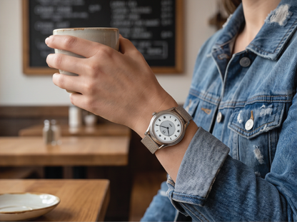 Lugano Eclipse Solar 36 MM Steel