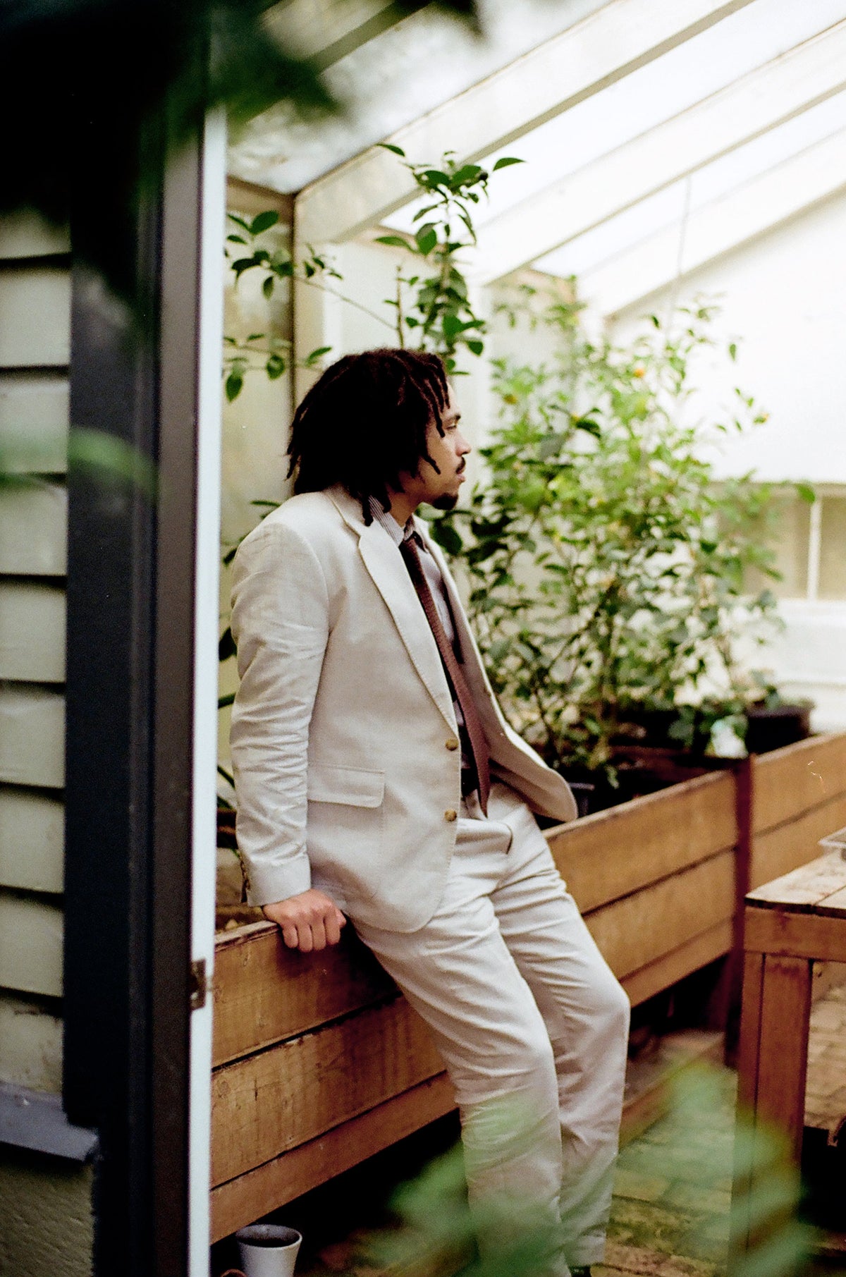 Mojave Tan Linen Suit
