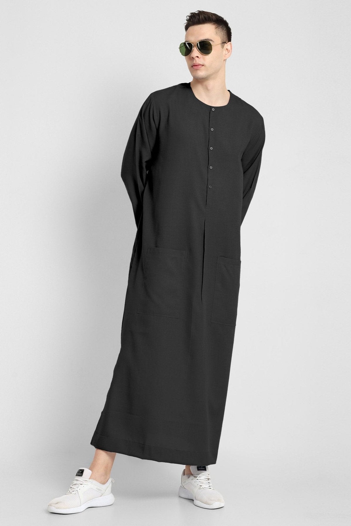 Majestic Dunes Black Thobe