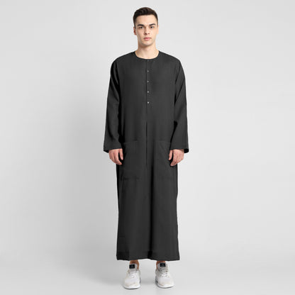 Majestic Dunes Black Thobe