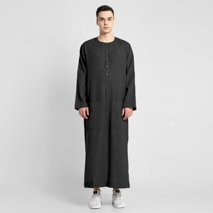 Majestic Dunes Black Thobe
