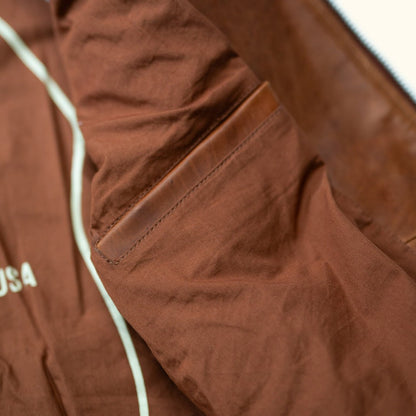 Legacy Leather Jacket | Whiskey Brown