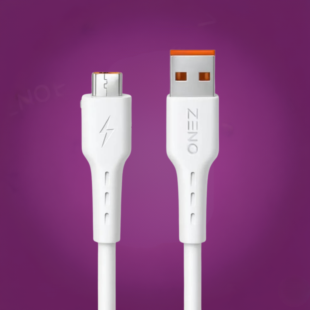 ZENO 3-in-1 Super Fast Data Cable Bundle – Micro USB, USB to Type-C & Type-C to Type-C | 1 Meter