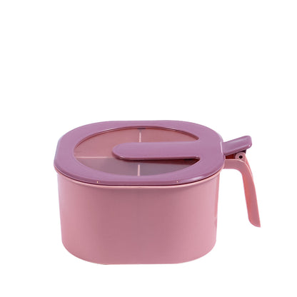 1pc Modern Spice Kit Small 1000ml – Plastic Kitchen Spice Container with Lid & Handle (Multi-Color Options)