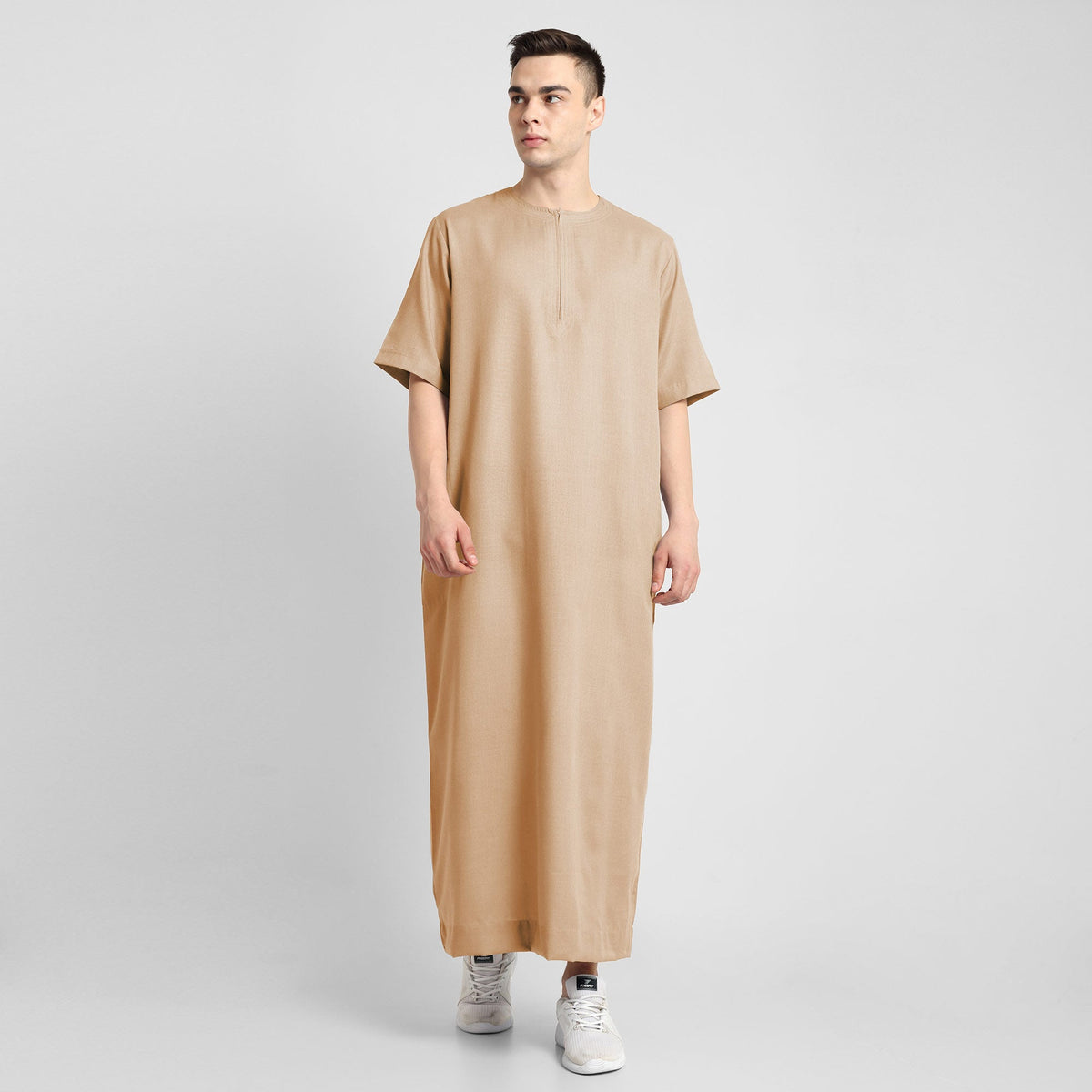Noble Silhouette Mens Thobe Beige