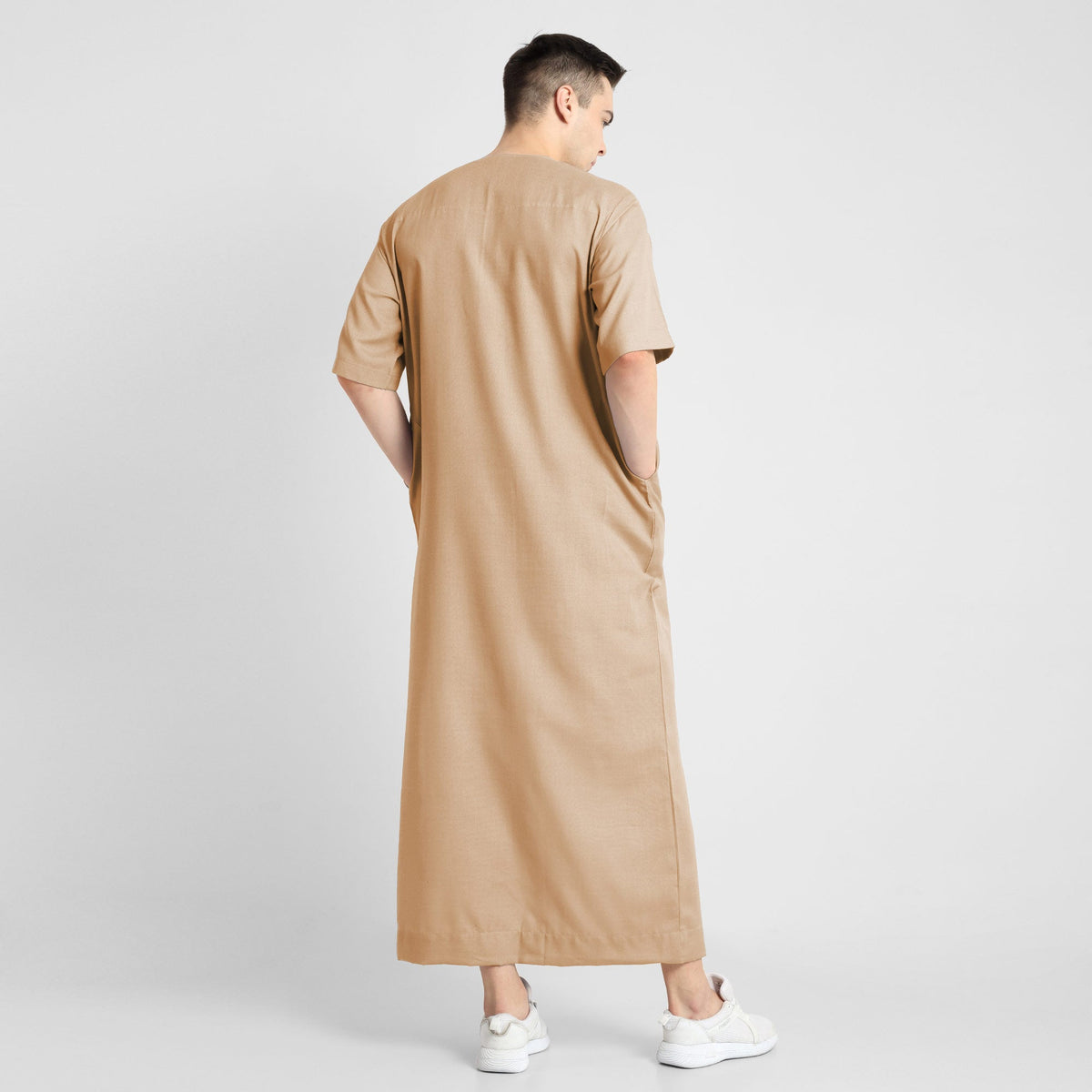 Noble Silhouette Mens Thobe Beige