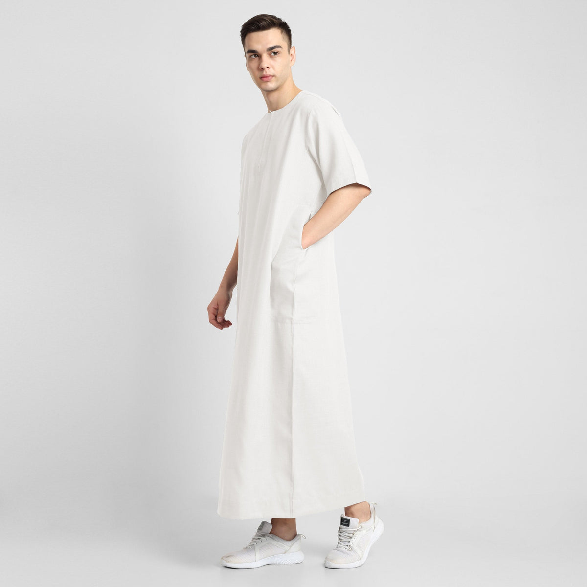 Noble Silhouette Mens Thobe White