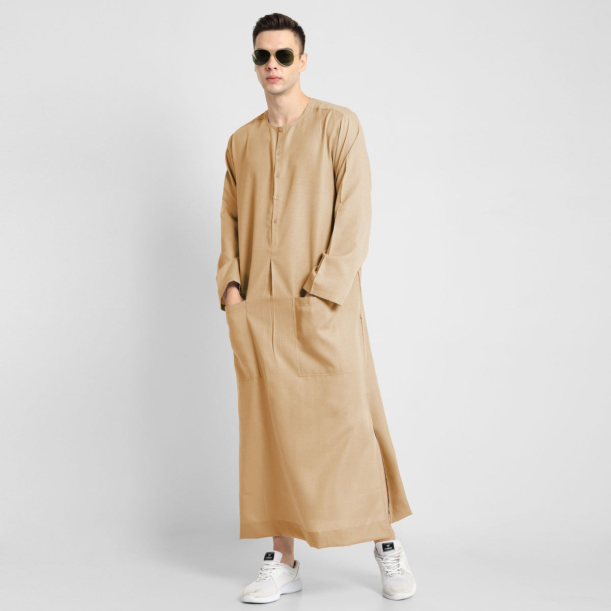 Oasis Breeze Beige Mens Thobe