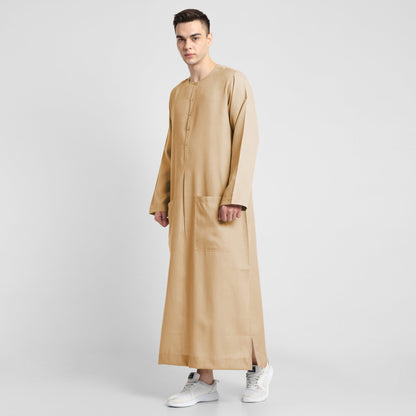 Oasis Breeze Beige Mens Thobe
