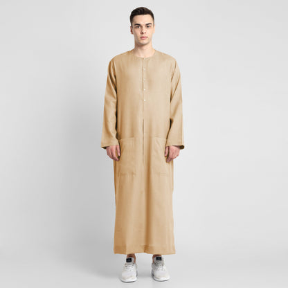 Oasis Breeze Beige Mens Thobe