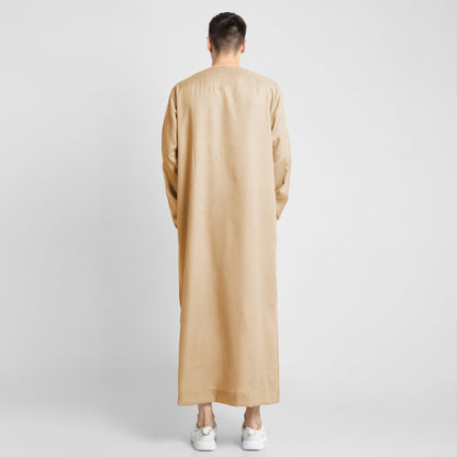 Oasis Breeze Beige Mens Thobe