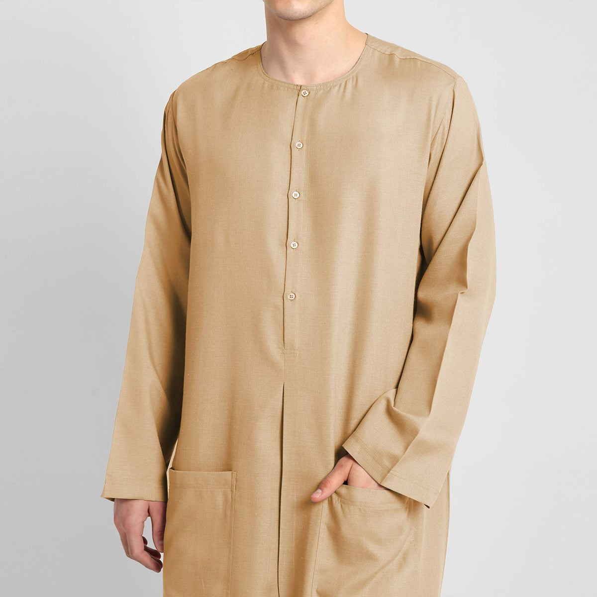 Oasis Breeze Beige Mens Thobe