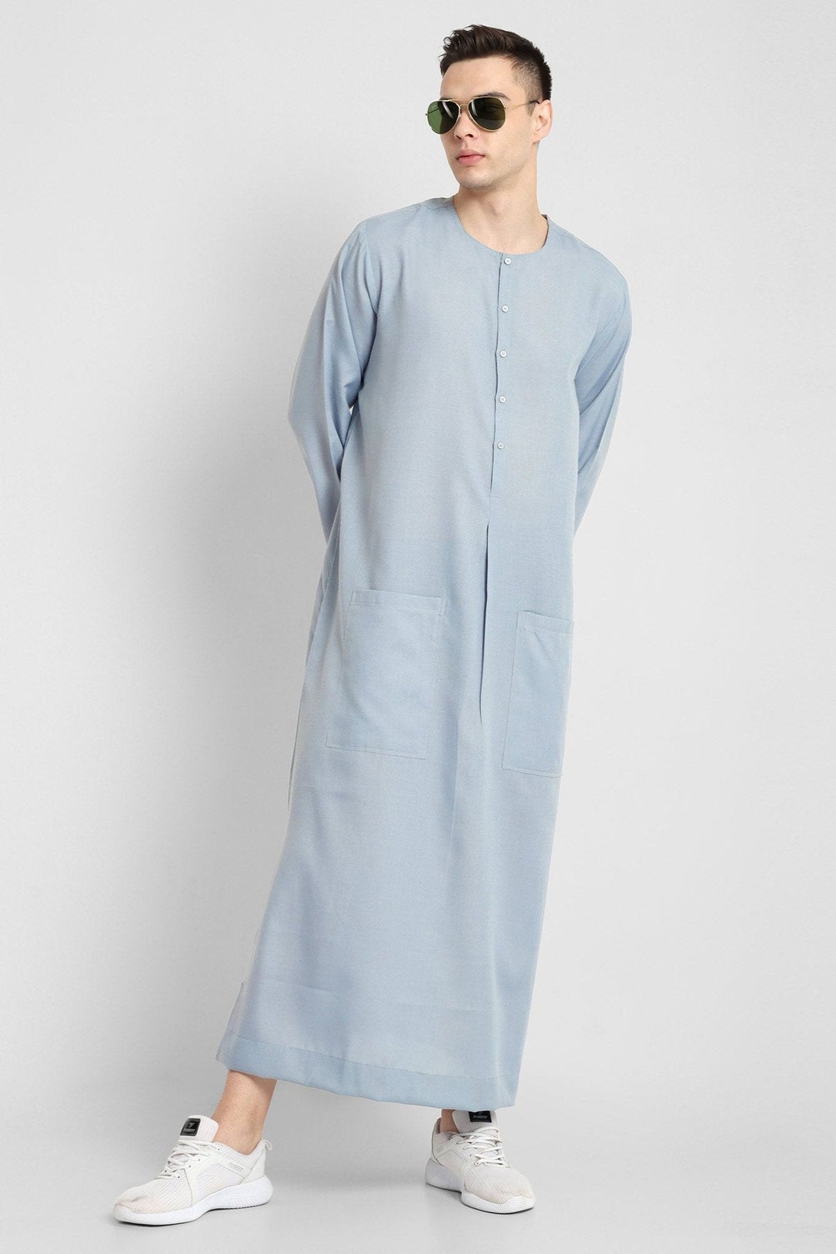 Oasis Breeze Blue Mens Thobe