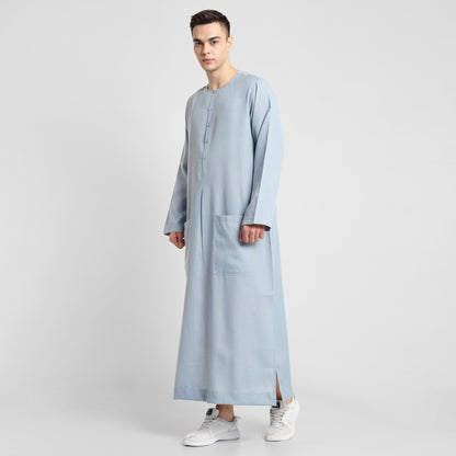 Oasis Breeze Blue Mens Thobe