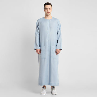 Oasis Breeze Blue Mens Thobe
