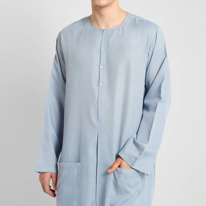 Oasis Breeze Blue Mens Thobe